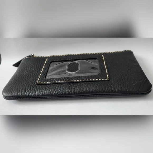 Dooney ID Black Zip Pouch Set